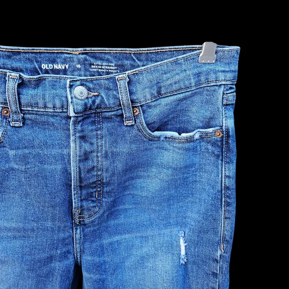 Old Navy Extra High Rise Jeans Women Size 10 - Picture 4 of 16